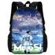 thumbnail image 1 of Conjunto de 3 piezas, mochila escolar con estrella de fútbol para niños y niñas, bolsas para el almuerzo, bolsas para lápices, mochilas escolares para m-messi, el mejor regalo, 1 of 5