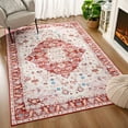 thumbnail image 2 of TWINNIS Area Rug for Living Room Persian Rug Vintage Boho Carpet for Bedroom,Red,6'x9', 2 of 10