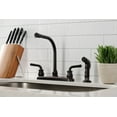 thumbnail image 3 of Kingston Brass KB715RXLSP Restoration 8-Inch Centerset Kitchen Faucet with Side Sprayer, Oil Rubbed Bronze, 3 of 5