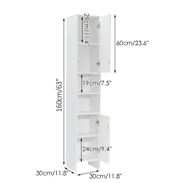 Floor Standing Tall Bathroom Storage Cabinet 67" Height Wooden Bathroom Floor Cabinet with Shelves and Drawers,Bath Cabinet, Cabinet with Shelf