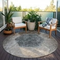 thumbnail image 6 of Addison Rugs Chantille Indoor/Outdoor Transitional Geometric Fudge Washable Round Rug, 8' x 8', 6 of 6