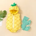 thumbnail image 2 of Otqutp Baby Fashion Clothes Set Baby Halloween Toddler Baby Boy Girls Animal Fruit Hooded Romper Leggings Elastic Outfits 2PCS Fall Winter Clothes, 2 of 4