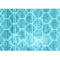 thumbnail image 1 of Ahgly Company Indoor Rectangle Abstract Light Blue Contemporary Area Rugs, 3' x 5', 1 of 4
