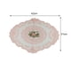 thumbnail image 3 of 2Pcs Embroidered Lace Placemat Coaster Coffee Doilies Table Mat Cover Home Decor, 3 of 6