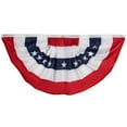 thumbnail image 2 of Northlight Large Patriotic Bunting Flag - 48" x 24", 2 of 6