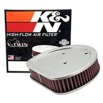 K&N High-Flow HD-1499 Washable Engine Air Filter Replacement filter for 1999-2015 Harley Davidson