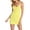 yellow, variant on EIMELI V Neck Backless Mini Dresses Chic Women Knitted Short Dress 90s Vintage Summer Sleeveless Slim Fit Streetwear