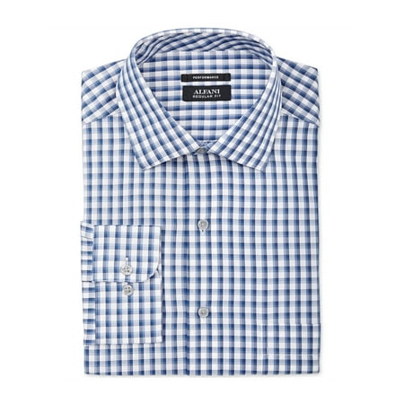 - Alfani Mens Performance Button Up Dress Shirt
