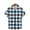 b_Dark Blue, variant on Aueoeo Big & Tall Shirts for Men Short Sleeve Button Up Shirts Mens Loose Summer Vacation Plaid Shirt Casual Colorful T-Shirt for Party Clubwear 3X 4X 5X Dark Gray
