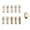Golden nut, variant on 11Pcs Collet Chucks Set For Replacement Brass Rotary Drill Nut Tool Set 0.5-3.2mm