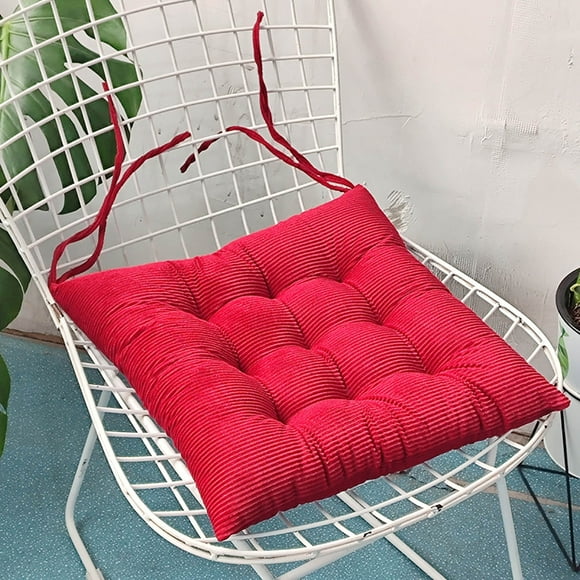 Cameland Corduroy Strap Chair Cushion Cushion Color Chair Cushion Strip Velvet Comfortable Fart Cushion