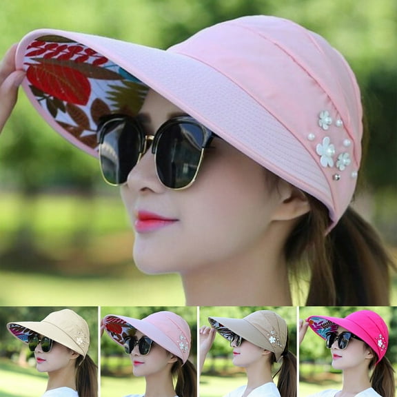 Travelwant Sun Hats for Women Wide Brim UV Protection Summer Beach Packable Visor