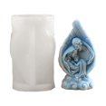 thumbnail image 1 of Molde Vela La Virgen María Jesús Figuras Silicona Herramienta Cera para Regalos DIY, 1 of 8