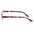 thumbnail image 4 of V.W.E. Oval Round Progressive Reading Glasses - Clear on Top - Mosaic Temple - AR Coating Z125 +1.00, 4 of 4