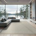 thumbnail image 2 of ODIKA Greek Rectangle Allover Meander Lattice Contemporary Neutral for Living Room, Under Sectional, Family , Non-Slip Flatwoven, 2 of 7