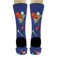 thumbnail image 5 of ThisWear Chicken Wing Gifts Funny Chicken Socks Chicken Wings Socks Ranch Gifts 12-Pairs Novelty Crew Socks, 5 of 5