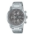 thumbnail image 2 of Casio Standard Analog Chronograph Stainless Steel Grey Dial Quartz MTP-E510D-8AV Men's Watch, 2 of 2