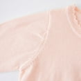 thumbnail image 4 of SHTXOZHI Toddler Kids Girls Cardigan Long Sleeve Button Down Cover Up Knit Tops Fall Crop Jacket, 4 of 7