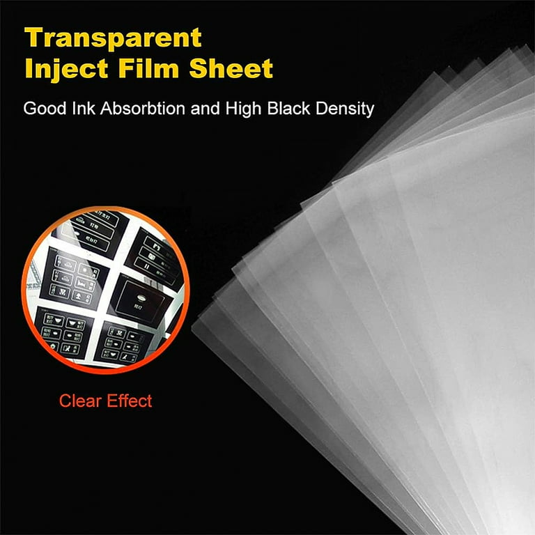 30pc Inkjet&Laser Waterproof Transparency Film Screen Printing