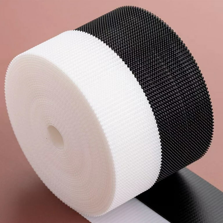 Self Adhesive Hook and Loop Tape Roll 2 Inch White Strong Adhesive  Interlocking Tape for Picture and Tools Hanging Pedal Board Fastening 5 Yard