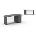 thumbnail image 3 of Safco Products Mayline Sterling 72"W Single Pedestal Right Handed Desk with File/File Pedestal, 3 of 3