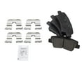 thumbnail image 4 of TRQ Rear Premium Posi Ceramic Disc Brake Pad & Coated Rotor Kit w/Chemicals BKA24573, 4 of 6