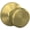 Gold, variant on Schlage F10-Bwe Bowery Passage Door Knob Set - Brass