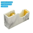 thumbnail image 4 of FOAUUH Tape Dispenser, Tape Dispenser Desk Cute Tape Desk Dispenser Holder Weighted Transparent Acrylic Weighted Marble Pattern Heavy for Tape Office Desktop, white Gold, 4 of 5