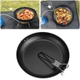 thumbnail image 2 of Outdoor Camping Non-stick Frying Pan Foldable Handle Pot Picnic Cookware 12 inches, 2 of 9