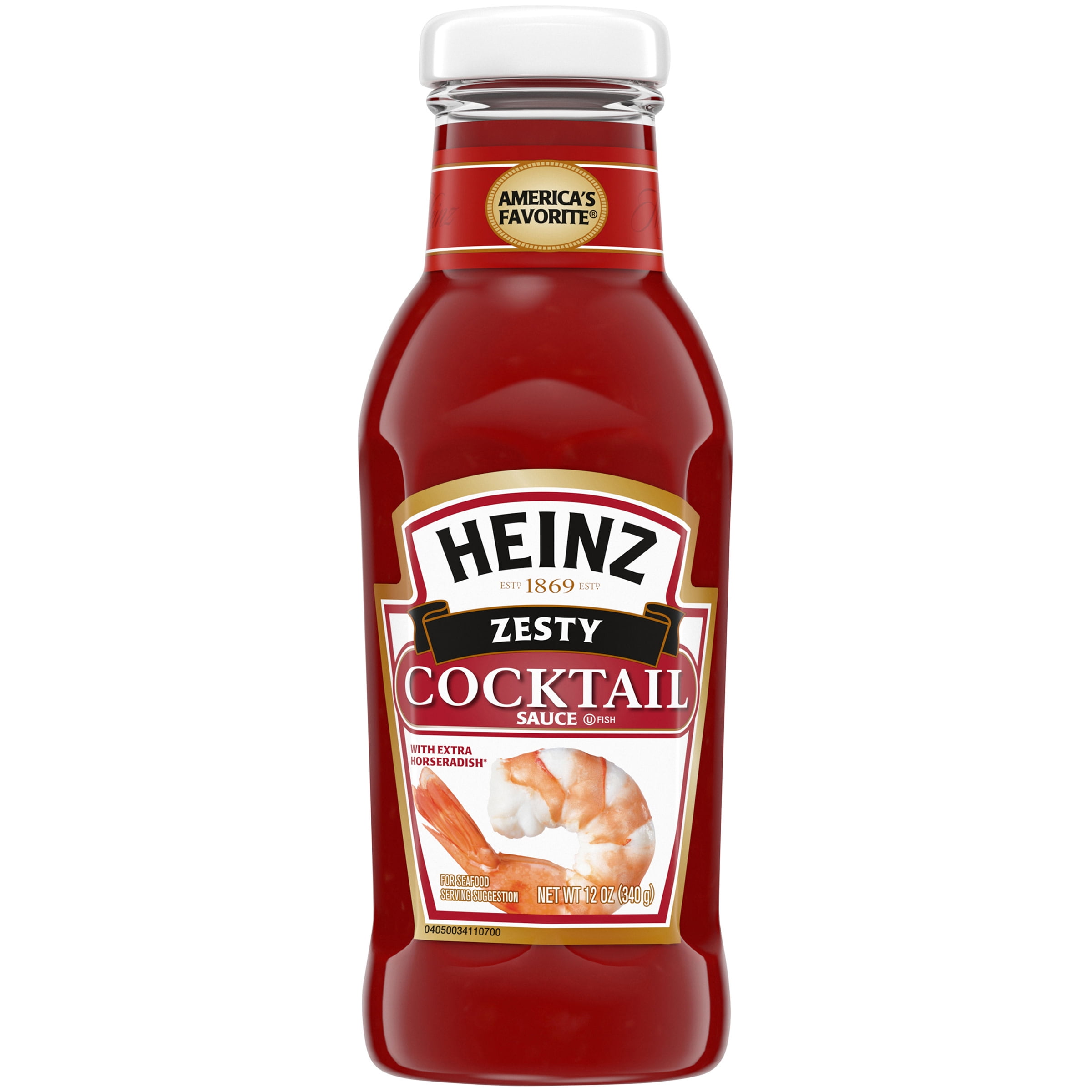 Heinz Zesty Cocktail Sauce 12 oz Bottle