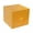 Yellow #6, variant on Desktop Storage Box with Drawer - Macaron Building Block Organizer for Cosmetics, Jewelry, Small Items | Space Saving Desk Accessory Organizer for Home, Vanity Tabletop | Plastic Storage Container
