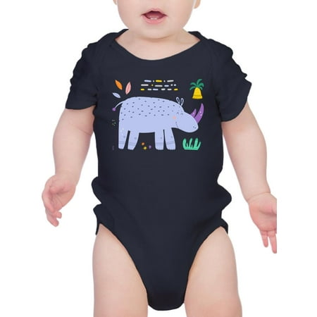 

Rhino Doodle Style Safari Bodysuit Infant -Image by Shutterstock 18 Months