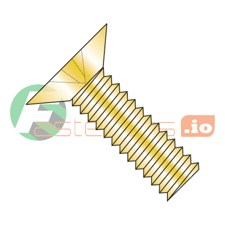 

4-40 x 5/16 Machine Screws / Phillips / Flat 100 Head / Steel / Zinc Yellow (Quantity: 10 000 pcs)