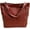 Brandy, variant on CoCopeaunts Retro Tote Bag for Women PU Leather Shoulder Bag Large Capacity Handbag Work Satchel Commuter Purse