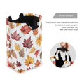 thumbnail image 3 of Yayeee Freestanding Laundry Hamper with Handle Collapsible Large Storage Basket for Clothes, Gray Autumn Leaves, 3 of 7