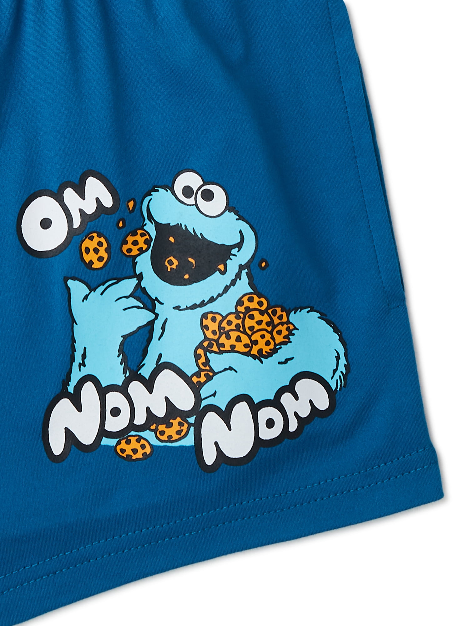 Sesame Street Women's Cookie Monster Boxer Shorts. 2-Pack