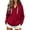 Red-sweatshirt, variant on Aezemi V Neck Hoodie Sweatshirts Women Drawstring Pullover Fashion Workout Casual Winter Fall Outfits Womens Fashion Comfy Daily All Match Sweatshirts M