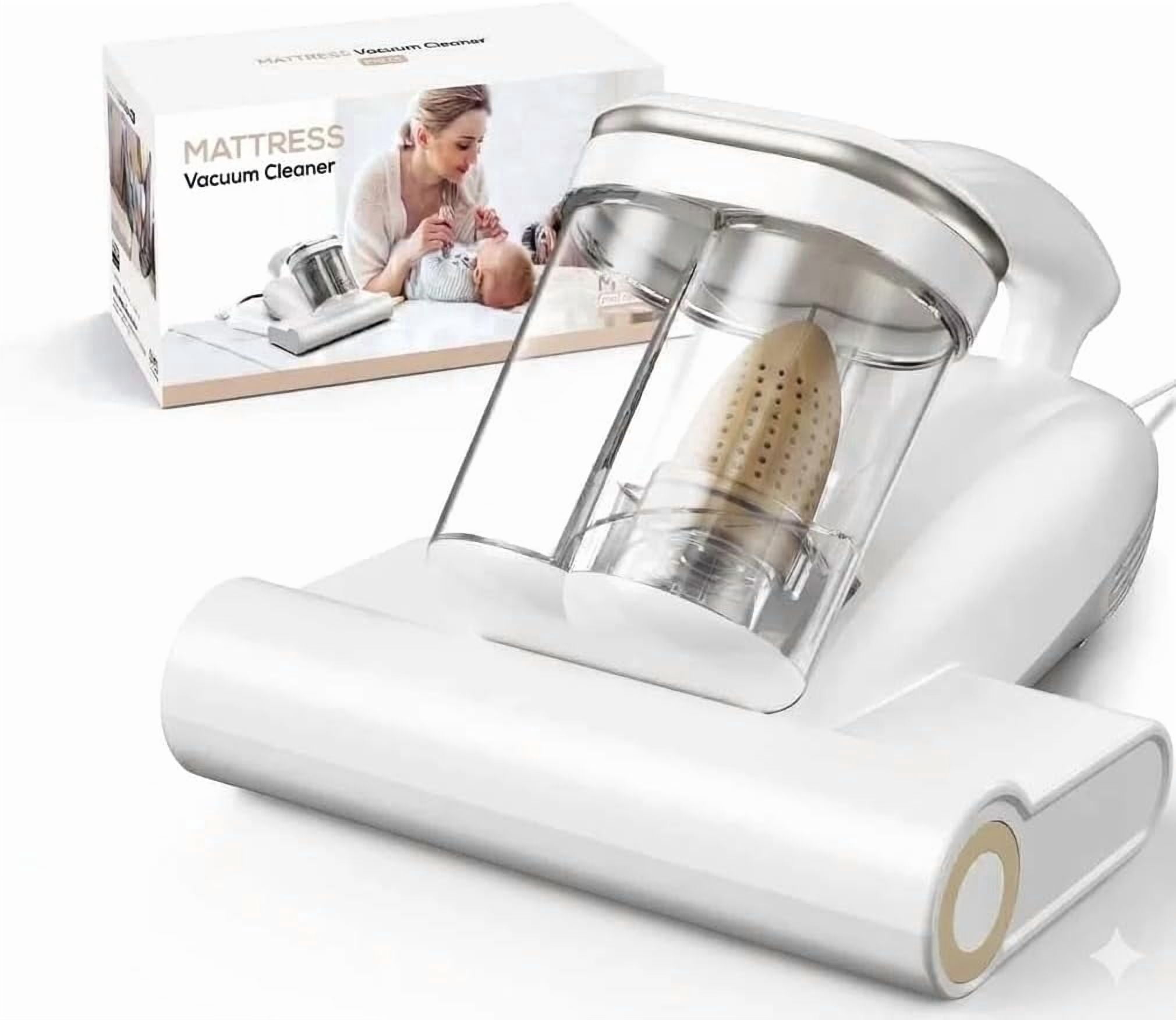 ONSON 16Kpa Handheld Mattress Vacuum Cleaner, UV Light for Deep Cleaning Beds & Sofas