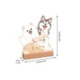 thumbnail image 5 of NWOKYZGH Cutes and s Monthly Desk Calendar - Gift for Pet Lovers 3D Pet Table Calendar with Wooden Base and Planning Pages, Kitten theme Desktop Planner for Home office and Room, 5 of 9