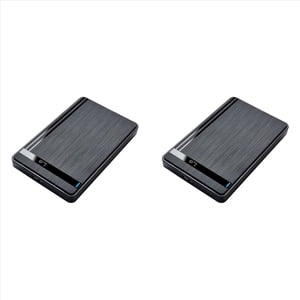 2pcs 2.5inch HDD SSD Pièce jointe USB 3.0 à l'externe cas de disque dur pour ordinateur portable PC Transfert de données à haute vitesse