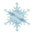thumbnail image 2 of 3D Winter Blue Acrylic Snowflake Ornaments - Crystal Translucent Pendants, Ideal for Christmas Tree Hanging, Window Display & Party Crafts, Festive Holiday Snowflake Decor, 2.9in/7.5cm, Green, 2 of 6