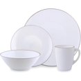 thumbnail image 1 of Victoria Home Gifts 16-Piece dinnerware,Plate Set, dinnerware Set for 4, Plates and Bowls Set, A Grade Glassware Dinnerware Set, Kitchen Set,Opal Glassware Dinner Plates,Plates,Mugs (2), 1 of 5