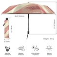 thumbnail image 3 of FORMRS Travel Umbrella Folding Auto Open Close Windproof Rain UV Protection, Soft Pink Pattern, 3 of 8