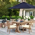 thumbnail image 4 of Findosom Outdoor Chair Cushion Set of 2, 17"x16"x2" Waterproof Patio Seat Chair Cushions with Ties,Fade Resistant Round Corner Outdoor Deep Seat Cushions for Outdoor Furniture,Dining Chair Pads,Beige, 4 of 9