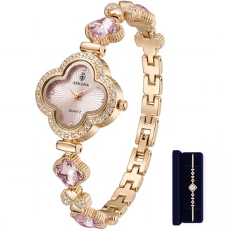 Bomieux, Watch Bracelet Set for Women, 18K Gold Plated, 3PCS  display picture 3