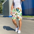 thumbnail image 7 of Kdxio Floral Vintage Print Mens Sleep Shorts Bottoms Soft Comfy Pajama Wear Pants with Drawstring Pockets, 7 of 7