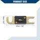 thumbnail image 5 of ANS Fuses 200A / Audio CD AFS Fuse Bolt on Fuse for Car Motorcycle Boat / Durable Brass / 5 Pcs, 5 of 7