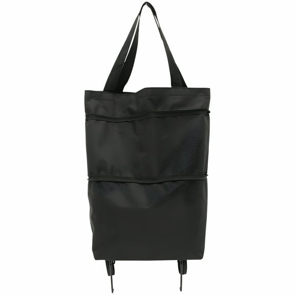 GASTROPOD Foldable Grocery Bags Trolley Cart with Wheels Large Storage Folding Shopping Metal Travel