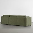 thumbnail image 4 of CHITA Oversized Modular Sectional Sofa Set Extra LargeConvertible Fabric Sofa Couch with Reversible Chaise,3 Seat Modern Modular Sofa for Living Room,Green,112 inch Width, 4 of 6