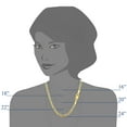 thumbnail image 3 of 10k Yellow Solid Gold Figaro Chain Necklace, 3.0mm, 18", 3 of 5